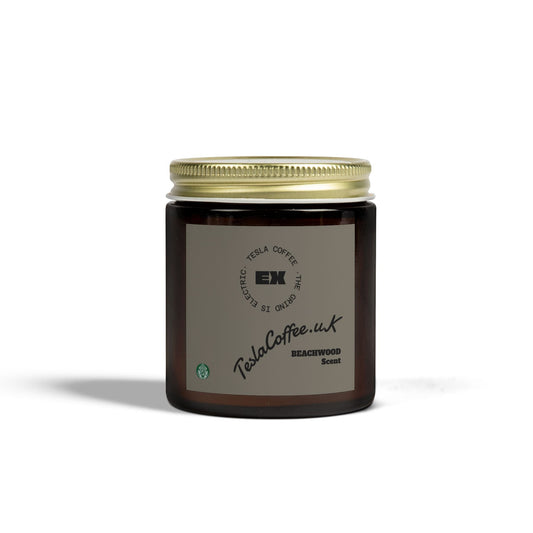 Tesla Coffee® Beachwood Scent Candle Printify