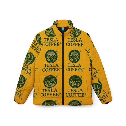 TESLA COFFEE® Puffer Jacket Printify