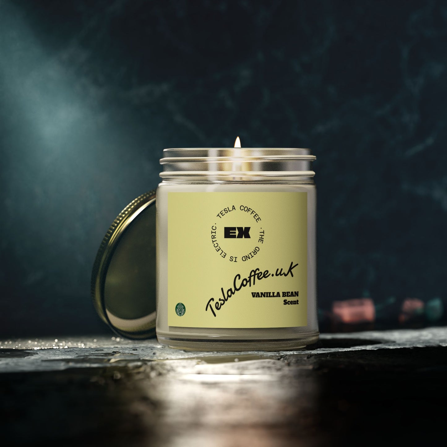 Tesla Coffee® Vanilla Bean Scent Candle